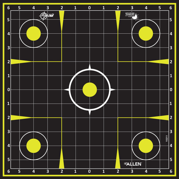 Allen 15211-30 EasyAim Splash Reactive 12x12 Target with 30 Rounds