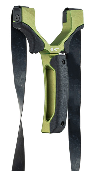 MDT Sporting Goods Inc MDT 116058GRN Slingshot Hand Cannon Large XL Aluminum Polymer