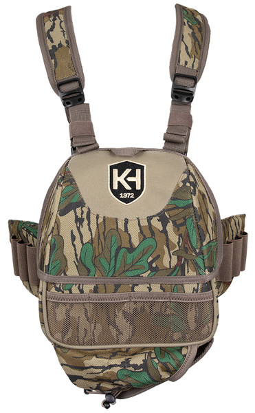 Moultrie Run N Gun 100 Mossy Oak Greenleaf Turkey Chest Rig