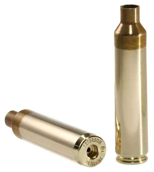 Peterson Cartridge 40029-R 28 Nosler Brass Rifle Casings