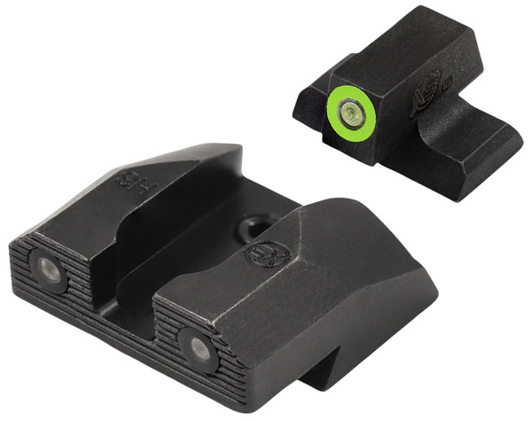 XS SIGHTS R3D 2.0 SP-R202P-6G Suppressor Sights for Springfield SA-35 with Tritium Front, Green