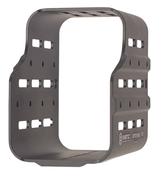 Kinetic Development Group MSH5-112 Optics Hub Spotting Scope Cover with Accessories Mount, Aluminum, Cerakote Finish