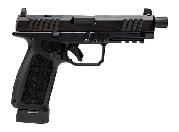 Rost Martin RM1F Tactical 9mm Handgun with 17/24 Round Capacity, Black