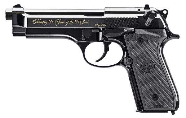 Beretta USA J92SB15 90 Series Repro 50th Anniversary 9mm Pistol with Engraved Slide