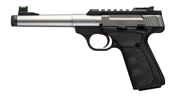 Browning Model 051618490 Camper .22 Semi-Auto Pistol with Stainless Steel Finish