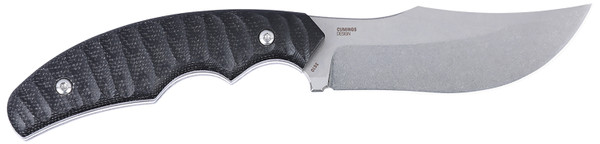 Columbia River CRKT 3610 Burrower Fixed Knife with 3.66 Inch D2 Steel Blade and Black Micarta Handle