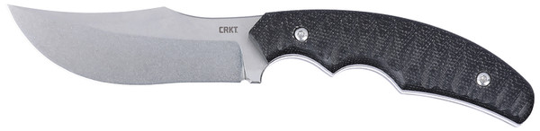 Columbia River CRKT 3610 Burrower Fixed Knife with 3.66 Inch D2 Steel Blade and Black Micarta Handle