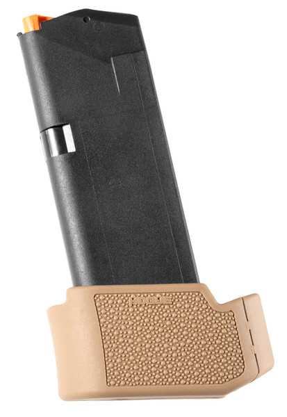 Hogue Overmolded Rubber Grip Extension for Glock 26 with HandALL Beavertail Grip Sleeve