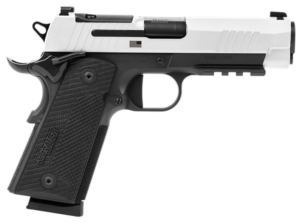 Sig Sauer 1911XCA45TWXR3TP 1911 45 ACP Optic Ready Pistol with 4.2 Inch Barrel and Black DLC Finish