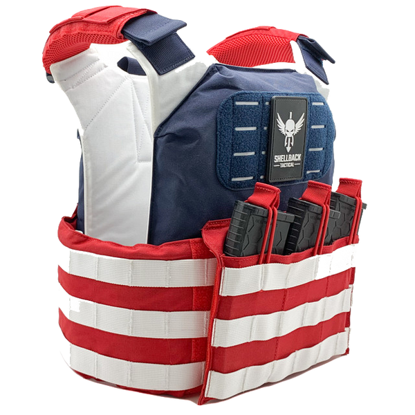 SHELLBACK TACTICAL STARS AND STRIPES PLATE CARRIER