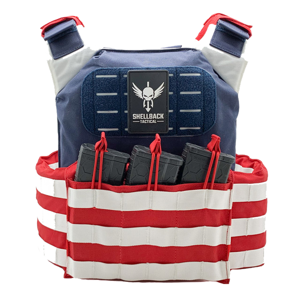 SHELLBACK TACTICAL STARS AND STRIPES PLATE CARRIER