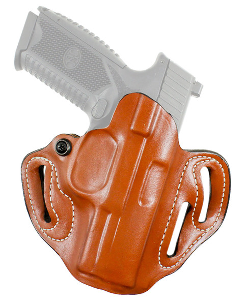 Desantis Gunhide Speed Scabbard for S&amp;W Shield X Leather Belt Slide Holster Tan