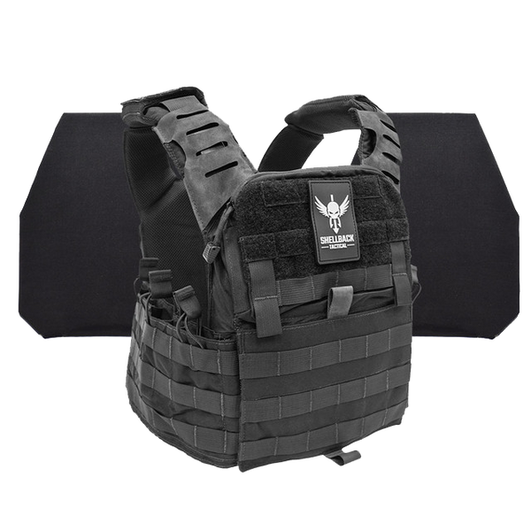 SHELLBACK TACTICAL BANSHEE ELITE 2.0 LEVEL IV ARMOR KIT WITH MODEL 26605-2 CERAMIC PLATES