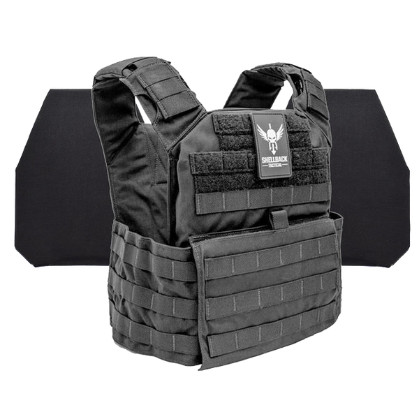 SHELLBACK TACTICAL BANSHEE RIFLE LEVEL IV ARMOR KIT WITH MODEL 26605-2 CERAMIC PLATES