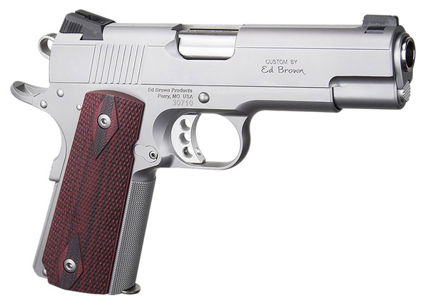 Ed Brown EC18-SS-45 Executive Commander 1911 Pistol 45 ACP 4.25 Inch Barrel Stainless Steel
