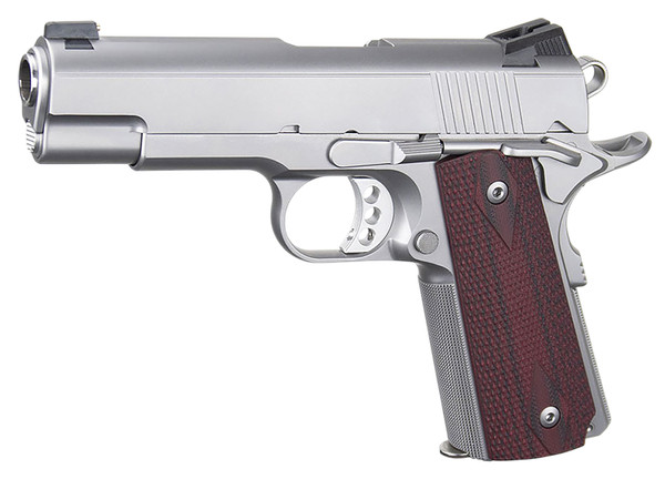 Ed Brown EC18-SS-45 Executive Commander 1911 Pistol 45 ACP 4.25 Inch Barrel Stainless Steel