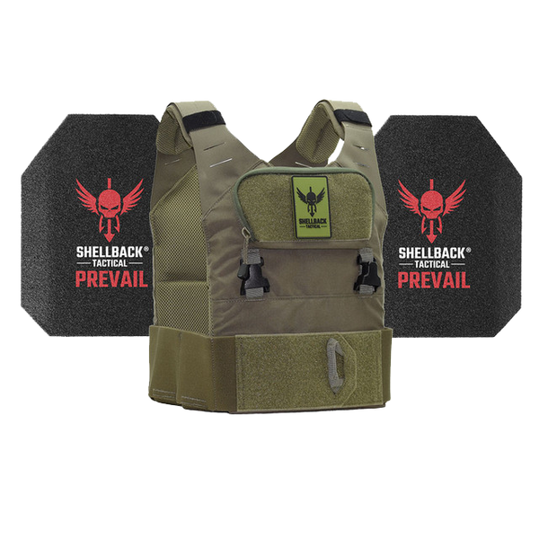 SHELLBACK TACTICAL STEALTH 2.0 LEVEL III ARMOR KIT WITH AR1000 STEEL PLATES