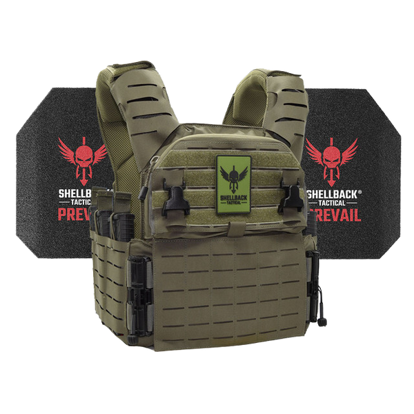 SHELLBACK TACTICAL BANSHEE ELITE 3.0 LEVEL III ARMOR KIT WITH AR1000 STEEL PLATES