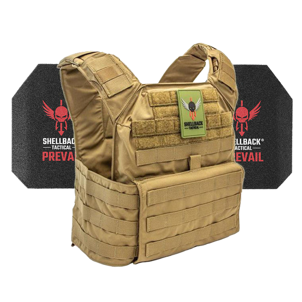 SHELLBACK TACTICAL BANSHEE RIFLE LEVEL III ARMOR KIT WITH AR1000 STEEL PLATES