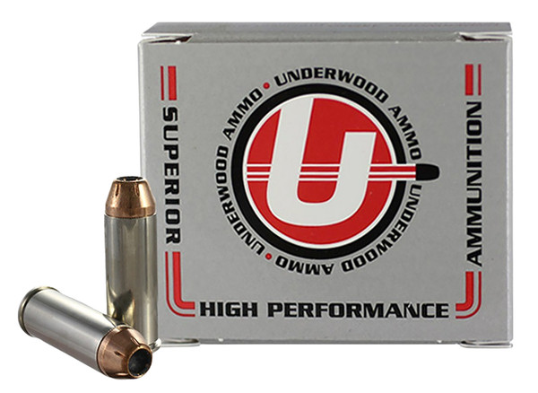 Underwood Ammo 434 45 Long Colt +P Jacketed Hollow Point 250 gr Ammunition