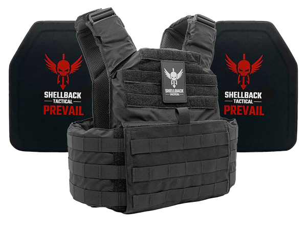 SHELLBACK TACTICAL SKIRMISH LIGHTWEIGHT LEVEL IV ARMOR KIT WITH MODEL 4SICMH CERAMIC PLATES