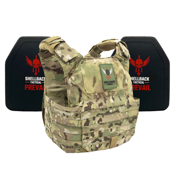 Shellback Tactical Patriot Lightweight Level IV Armor Kit with Model 4SICMH Ceramic Plates