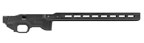 MDT Sporting Goods Inc MDT 114881BLK Chassis Base for Ruger American Rimfire with Cerakote Black Finish