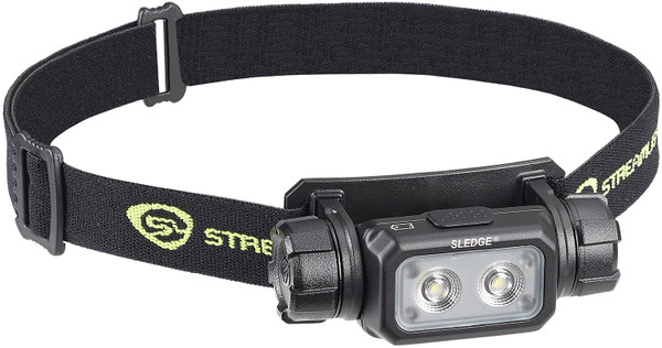 Streamlight Sledge Multi-Fuel Flood Headlamp 600 Lumens Rechargeable Li-ion Battery Black