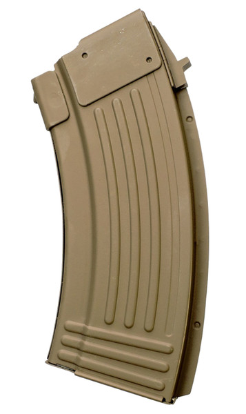 Global Ordnance LLC GP 810091157435 AK-47 20-Round Steel Magazine 7.62x39mm FDE