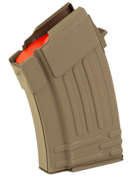 Global Ordnance LLC GP 810091157398 AK-47 10-Round Steel Magazine in Flat Dark Earth