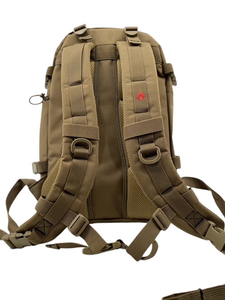 Advance Warrior Solutions S3DBPTN Spear 3-Day Backpack Tan and Black with Zipper