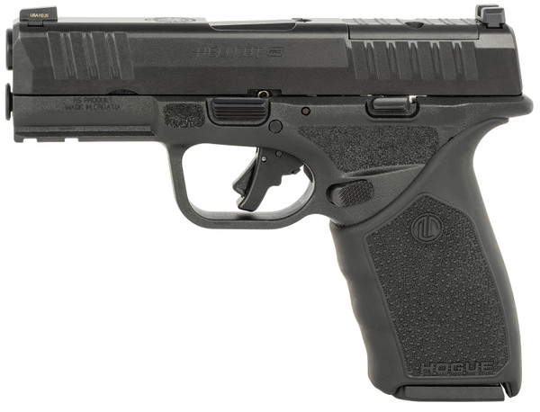 Langdon Tactical Tech Hellcat Pro OSP Trigger Job Black with Hogue Grip Sleeve and 9mm Luger Caliber