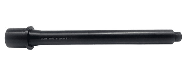Lead & Steel LLC LS9MM8.3-36 AR9 Nitride Barrel 8.3 Inch 1/2x36 Threaded