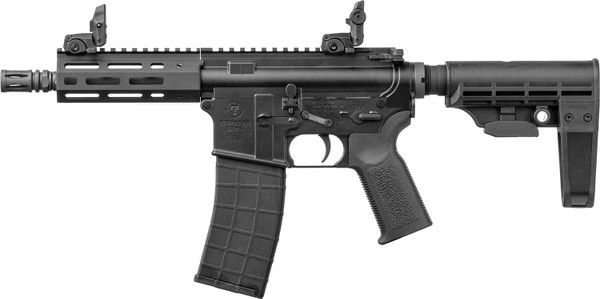 Tippmann Arms A101042 M4-22 Pistol 22LR 7 Inch Barrel 25+1 Capacity Black Parkerized Finish
