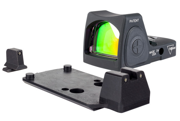 Trijicon Dual Defense Kit with RMR 3.25 MOA Red Dot and Suppressor/Optic Height Night Sights
