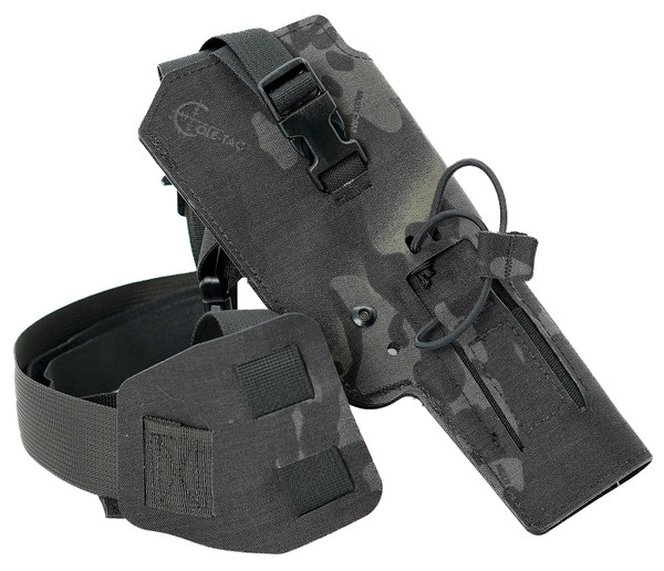 Cole-TAC Varmint Wrangler Suppressed .22 Holster for Left Hand Multi-Cam Black