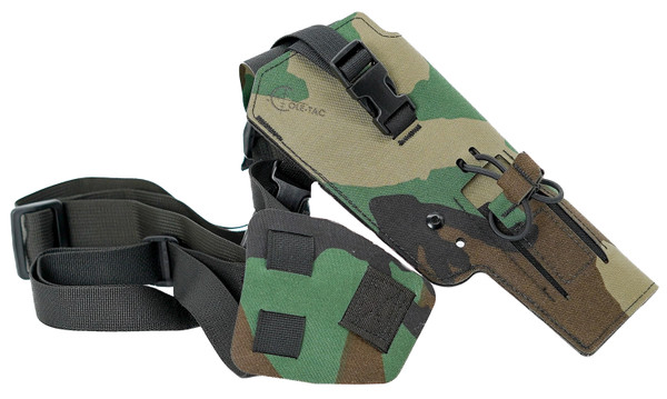 Cole-TAC Varmint Wrangler Suppressed .22 Holster with Magazine Pouch M81 Woodland Right Hand