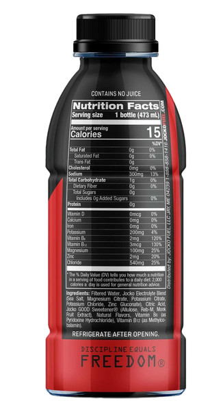 Jocko Fuel Jocko Hydrate RTD Fruit Punch 16 oz