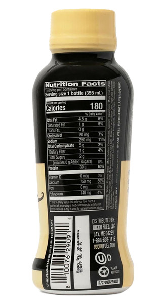 JOCKO FUEL Molk RTD Vanilla Protein 12-Pack