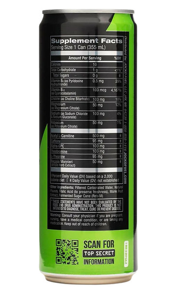 Jocko Fuel Jocko 29003 Go RTD Sour Apple Energy Drink 12 oz