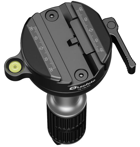 LEOFOTO YS-75LRC Leveling Head with Large Handle Aluminum Tripod Head