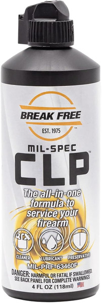 Break-Free CLP410V2 CLP 4 oz Squeeze Bottle 10 Pack for Firearms
