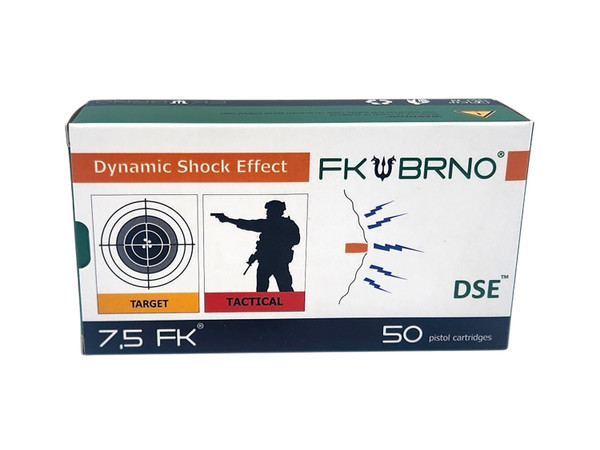 Tascosa Machine and Tool TMTAMMOF9 7.5 FK Ammo 101 Grain Flat Nose 50 Rounds per Box