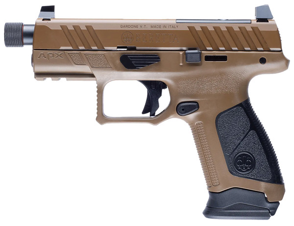 Beretta USA APX A1 Tactical 9mm Luger Pistol with 4.2-inch Barrel and Flat Dark Earth Finish