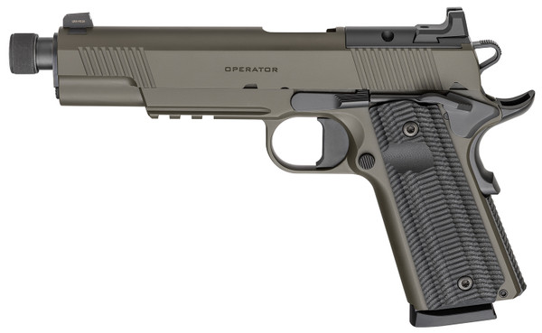 Springfield Armory POT9230GAOS Operator 1911 45 ACP 5.75-inch Barrel OD Green Cerakote
