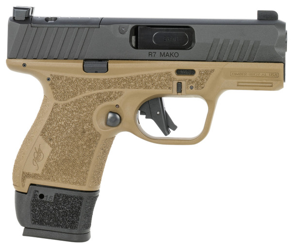 Kimber MFG. Inc R7 Mako FDE 9mm Subcompact Handgun with 15+1 Capacity and Micro Red Dot Ready