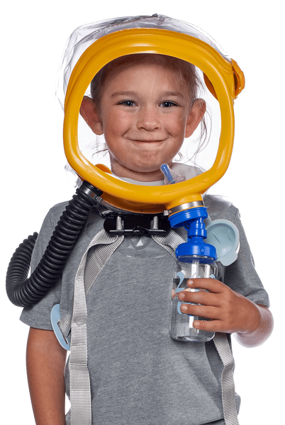 MIRA CM-3M CBRN Child Escape Respirator / Infant Gas Mask w/ PAPR