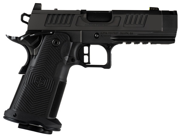 Alpha Foxtrot AF1911 Romulus 9mm Luger 3.5 inch Compact Double Stack Pistol with Night Sights and Optic Ready Slide