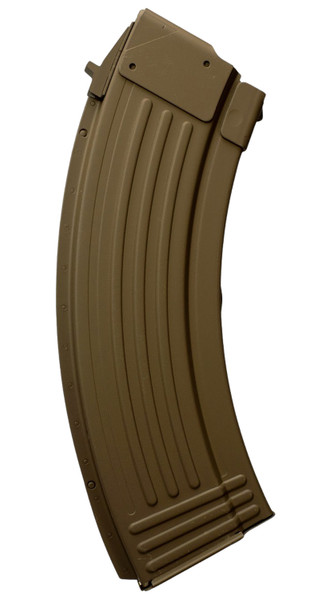 Global Ordnance LLC GP 810091157466 AK-47 30-Round Steel Magazine 7.62x39mm FDE