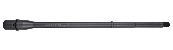 Lead & Steel LLC LS556PEN-MID-14.5 AR-15 Barrel 14.5 Inch Mid-Length 1:7 Twist M4 Feed Ramps Black Nitride Finish